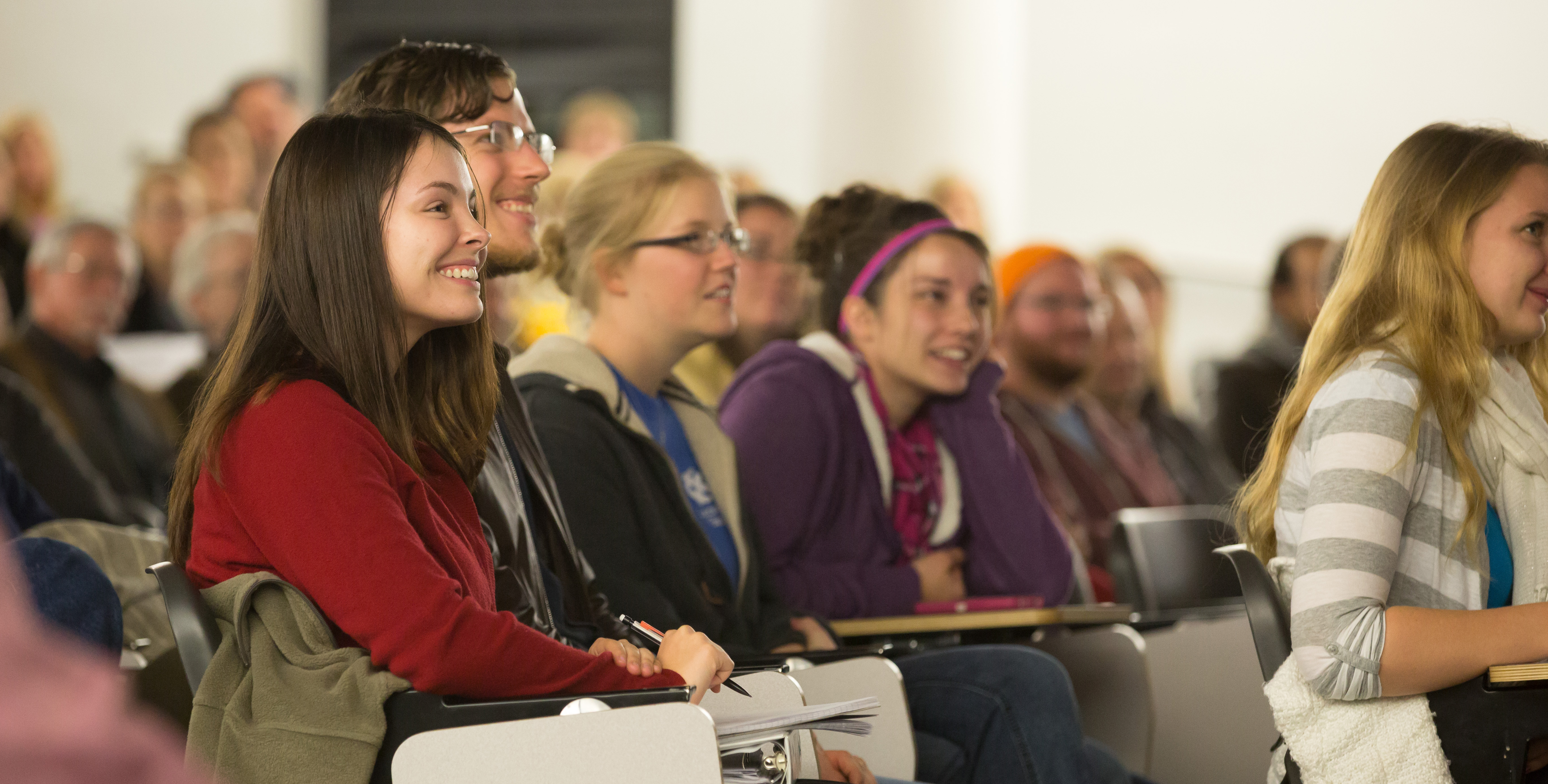 students during the class